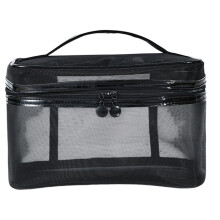Makeup Bag Travel Toiletry Bag Mesh Cosmetic Bag Makeup-13