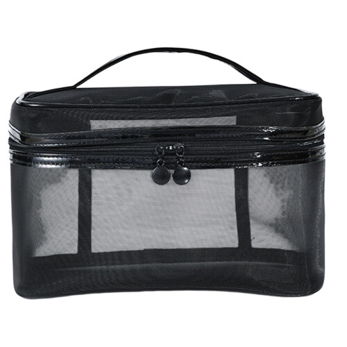 Makeup Bag Travel Toiletry Bag Mesh Cosmetic Bag Makeup-13