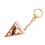 Creative Leather Pizza Key Holder Vibranting Color Great For Car 1