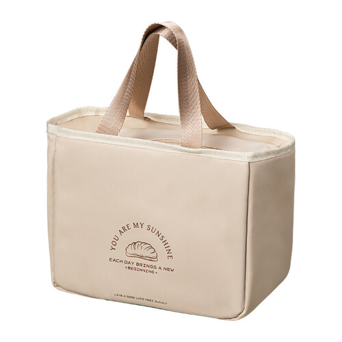 Le sac à lunch à double compartiment de grande capacité-Kaki 1