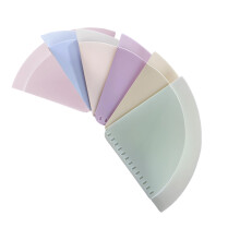 Marqueurs de pages d'angle triangulaires, 6-1couleur Morandi