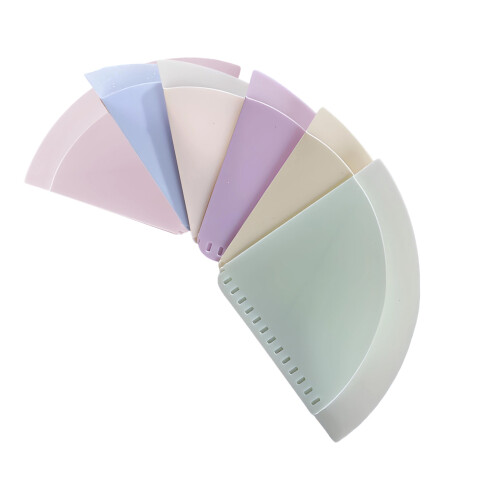 Marqueurs de pages d'angle triangulaires, 6-1couleur Morandi