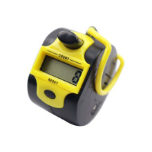 Fingerzähler, 4-stelliger digitaler Zählzähler, Clicker für-Gelb