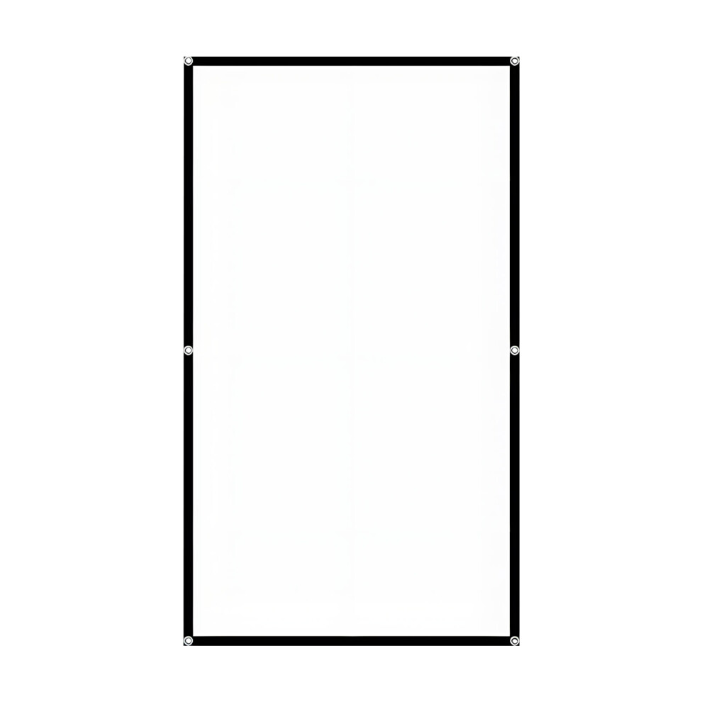 Heavy Duty Milk Silk Projector Screen With Improved-84 Inch 7704001114324
