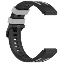 Smartwatch Silicone Watch Band Soft Watch-black gray 26mm