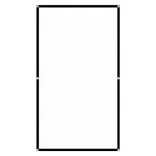 Premium White Black Projector Screen Offering Clear-120 inch