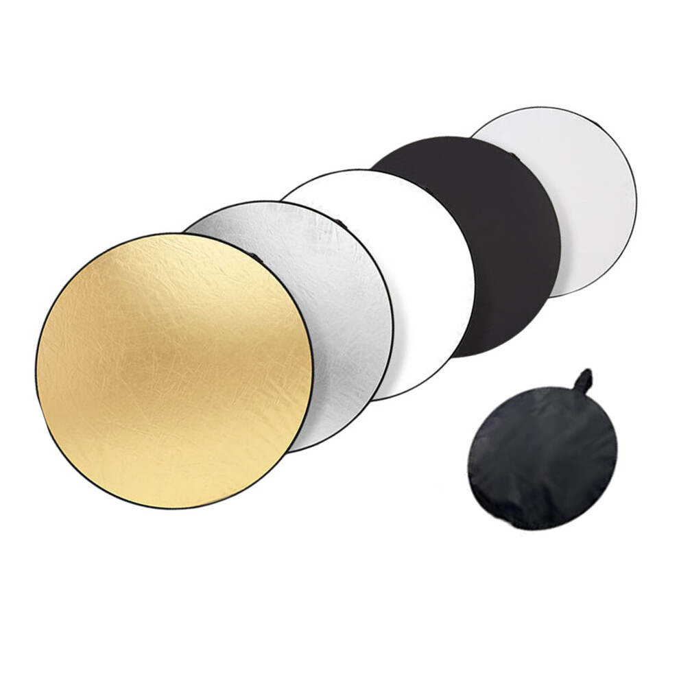 Multipurpose Photo Reflector Stable Setups For-110Cm Silver/Gold/White 7704001115116
