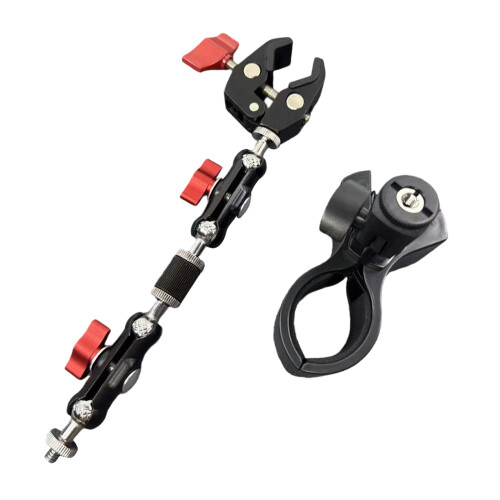 Verstelbare 360 graden draaibare microfoonstandaardclip-240 mm