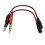 2 Pack Efficient DC5521 to Alligator Clip Power Line-femalehead 1