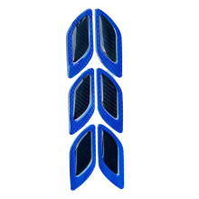 Pack de 6 autocollants de sécurité réfléchissants 3D,-Bleu