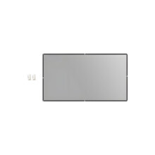 Multipurpose Metal Projection Screen 16:9 Black Frame-84 inch