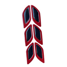 6 STKS Reflecterende markeringen met hoge intensiteit-Rood