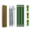 Garden Accessories Tree Stake with Strap Heavy Duty-Silver 1