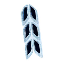 Car Edge Guards Carbon Fiber Protective Stickers for-White