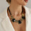 Trendige Retro-inspirierte schwarze-Antikes Silber 7