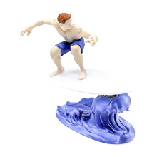 Inertial Hanging Decoration Swinging Surfer Muscle Men-Blue