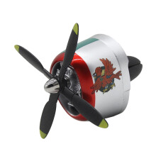 Intricate Warplane Car outlet Clip With Moving Fans And-Style4