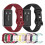 Smartwatch Silicone Bracelets Replacement Straps-official blue 6