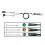 Cable E-Bike dividido 1 a 2, de 155 cm, impermeable, color 8