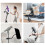 Support sonore universel avec bras recouvert de silicone de 20 7