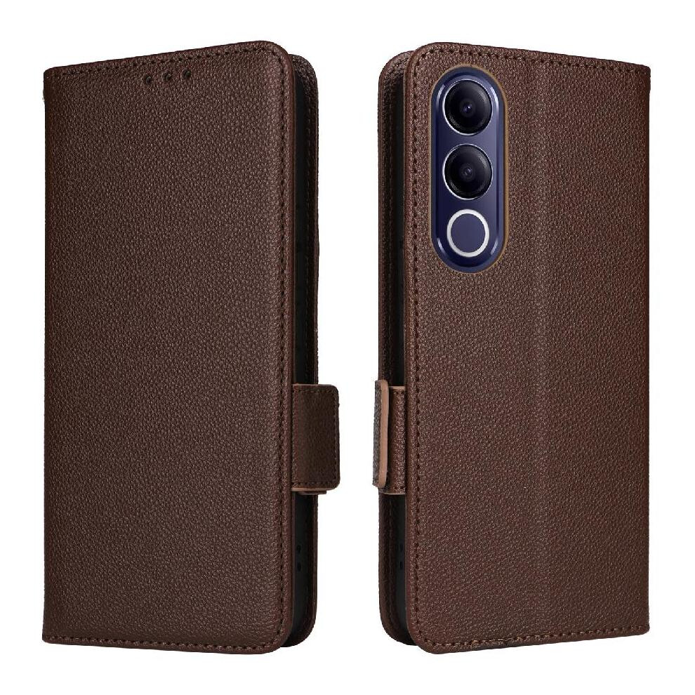 Flip Case For Vivo V70 Fe 5G Magnetic Card Slots Holder Pu Leather Side Buckle Wallet 764563799008