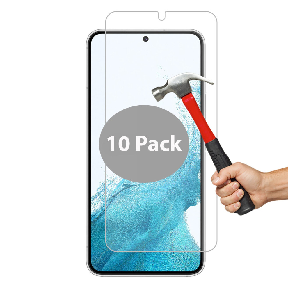 10 Pack Tempered Glass Screen Protector Phone Guard For Samsung Galaxy S22 Front 9360159008076