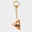 Creative Leather Pizza Key Holder Vibranting Color Great For Car 4