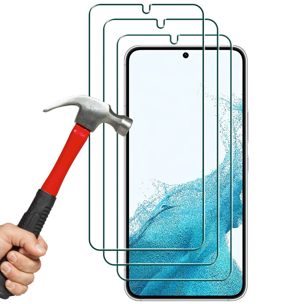 3Pcs Tempered Glass Screen Protector Phone Guard For Samsung Galaxy S22+ Plus 9360159008120