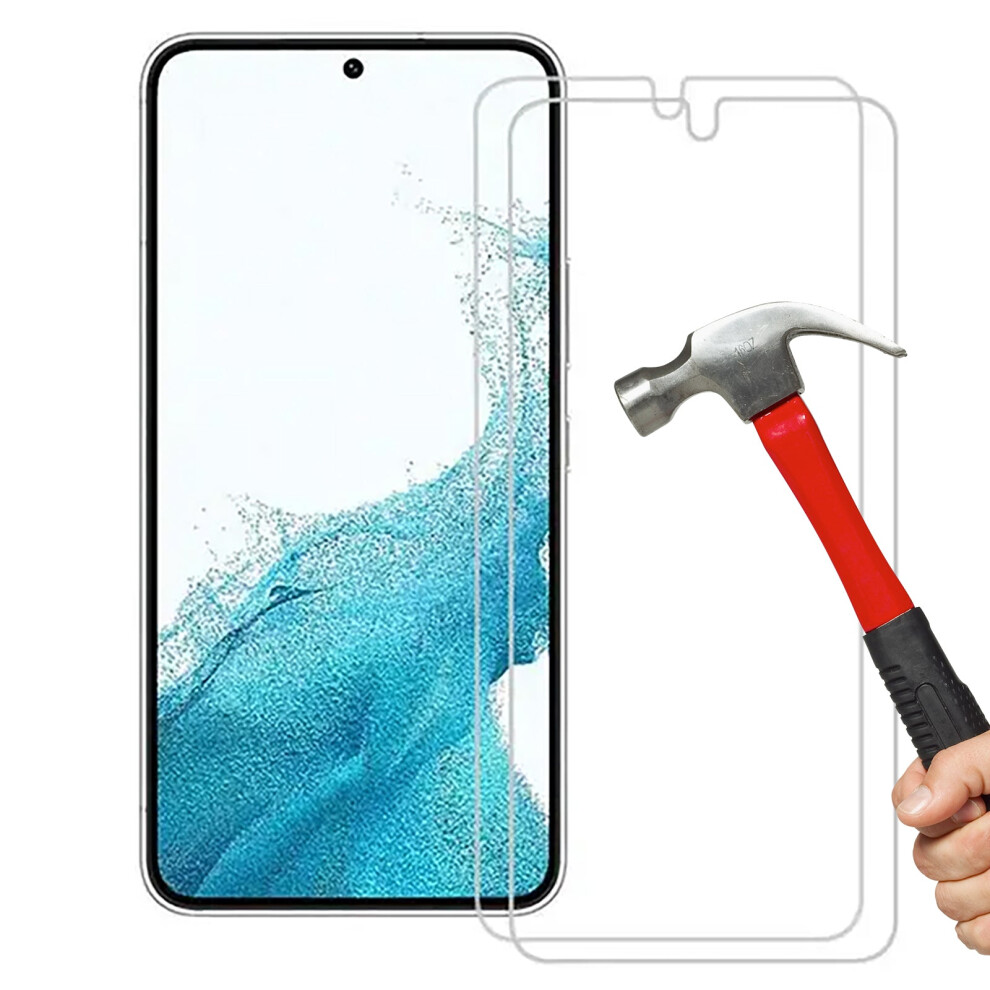 2Pcs Tempered Glass Screen Protector Phone Guard For Samsung Galaxy S22 Front 9360159008052