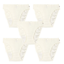 (10-12) 5 Pack Bonds Hestia Heroes Hi Cut Womens Underwear Undies Panties Briefs 30 Cream W10032 Ladies