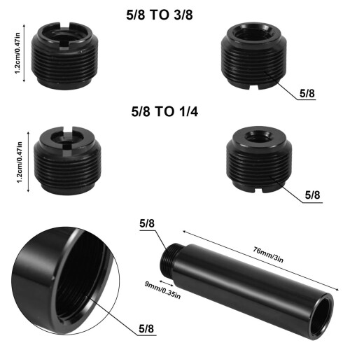 Kit d'outils multifonctions à vis pour support de micro, 13 1