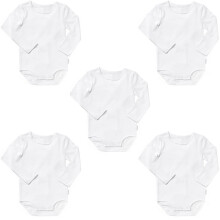 (0000) Bonds 5 Packs Baby Infant Wonderbodies Long Sleeve Bodysuit Wondersuit 0000-2 BY4RA