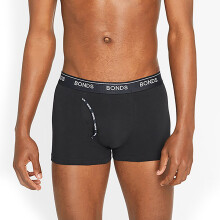(M) Bonds Black Mens Guyfront Trunks Briefs Boxer Shorts Comfy Undies Underwear MZVJ