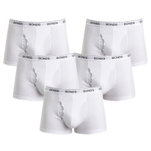 (XL) Bonds 5 Pack White Mens Guyfront Trunks Briefs Boxer Shorts Comfy Undies Underwear MZVJ