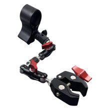 Clip de support de microphone rotatif réglable à 360-140mm