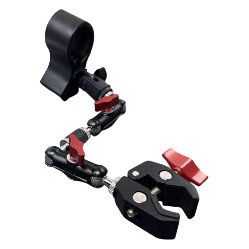 Clip de support de microphone rotatif réglable à 360-140mm