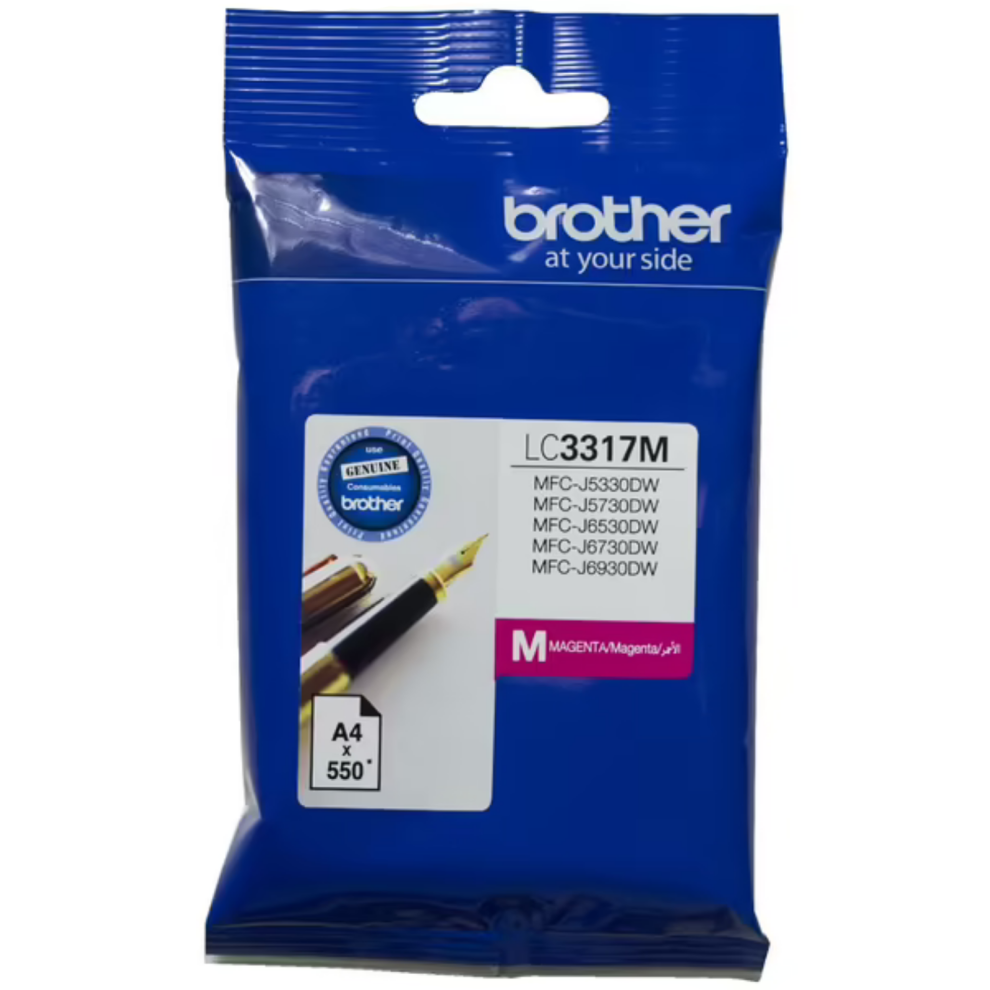 Brother Lc3317 Magenta Ink Cartridge Toner Lc-3317M