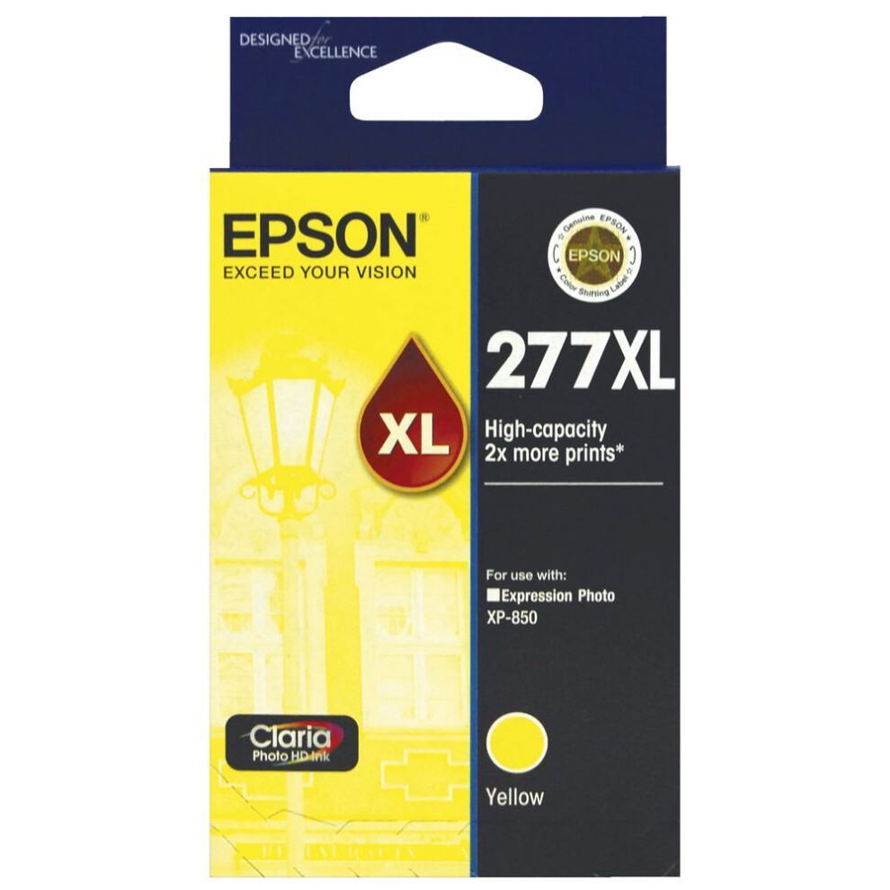 Epson Genuine Original 277XL Yellow Ink Cartridge Toner Xp-850 Xp-950 T278492