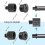 Professional 14Pcs Mic Stand Screw Adapters Heavy Duty Tool for 5