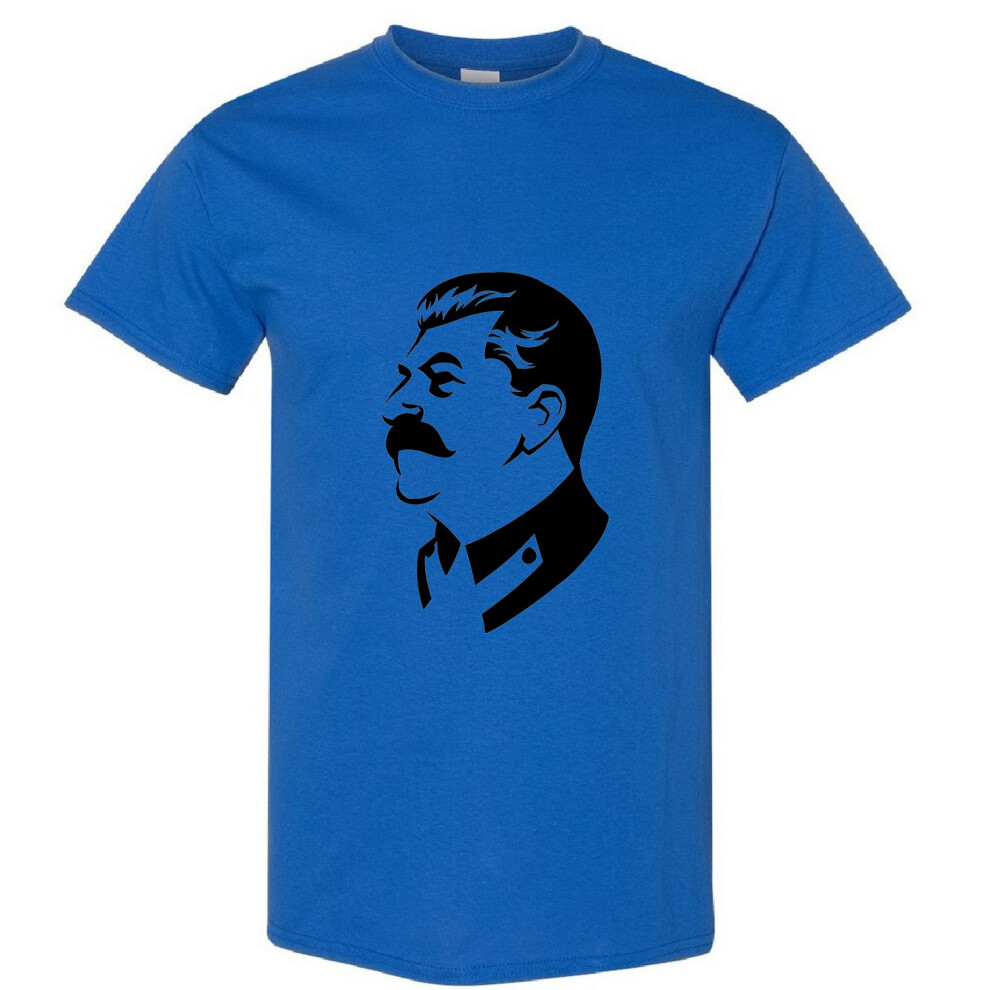 Gildan (, 2XL) Joseph Stalin Soviet Union Russia Ussr Socialist Communist Men T Shirt Tee Top Yellow