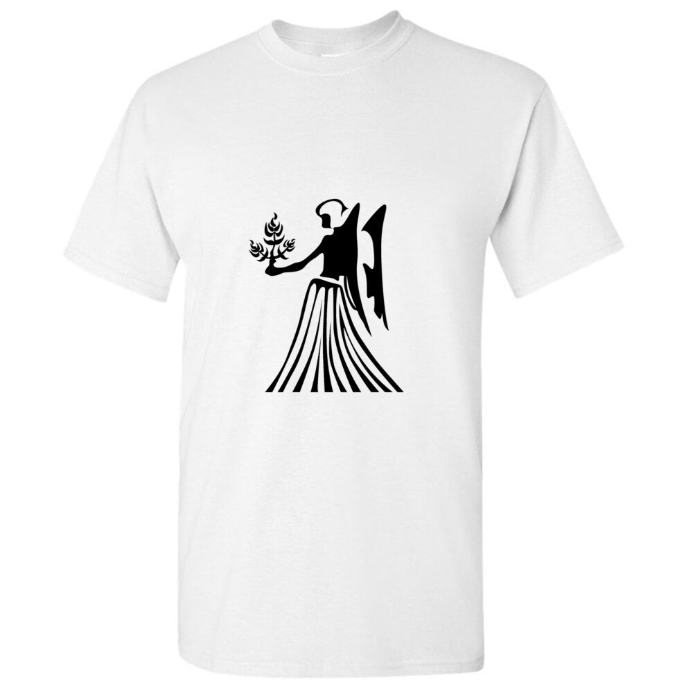Gildan (, 2XL) Virgo Goddess Zodiac Horoscope Astrological Sign Men T Shirt Tee Top White