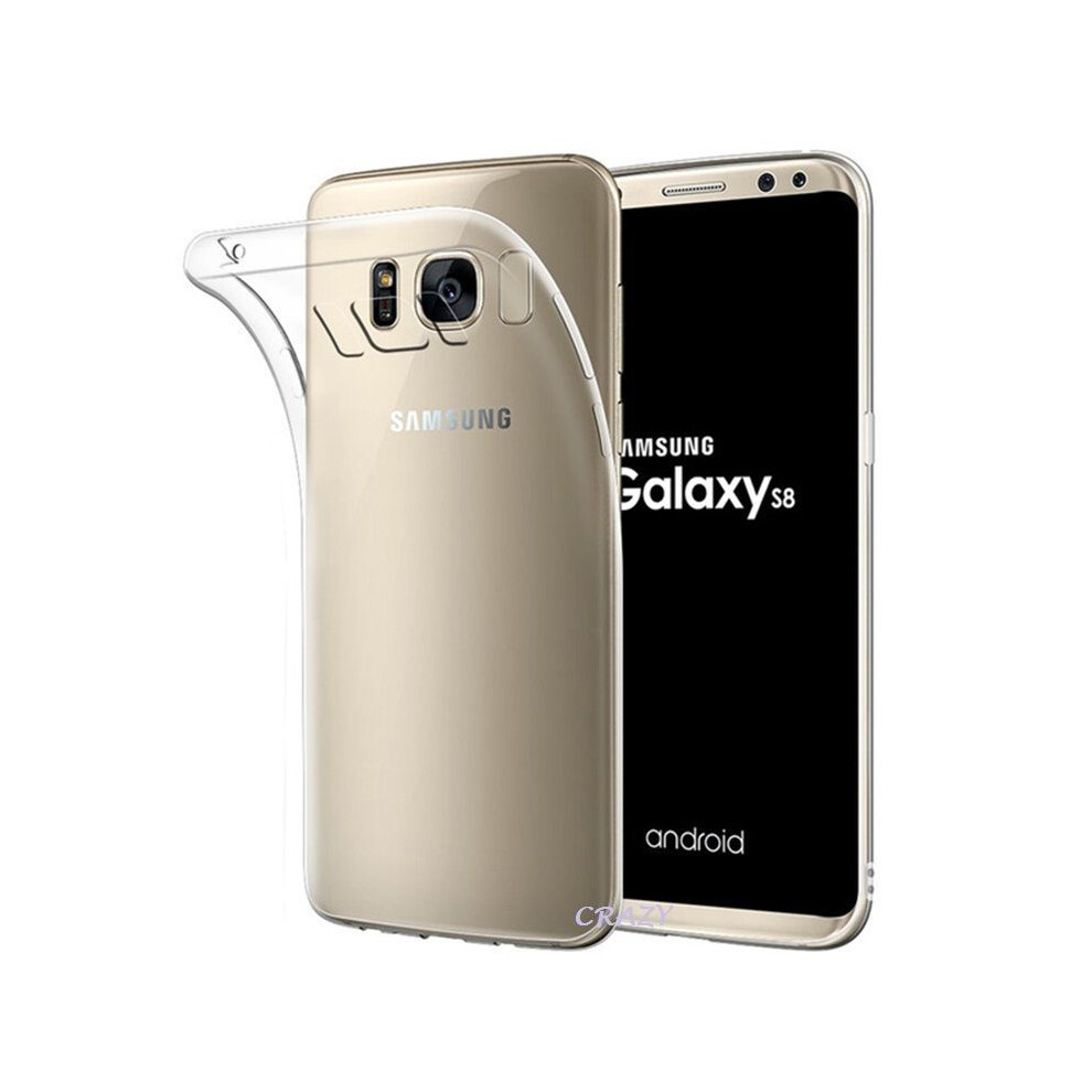 (S8+ Plus) Samsung Galaxy S8 S8+ Plus Tpu Transparent Clear Bumper Cushion Back Case Cover 3026655205246