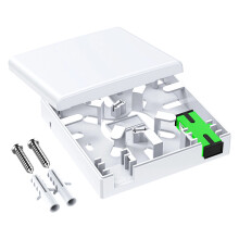 Standard 86mm Fiber Opt Wall Box ABS-S C A PC flange single