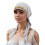 Foldable Polyester Bonnet Comfortable Headwear Portable-Gray os 1