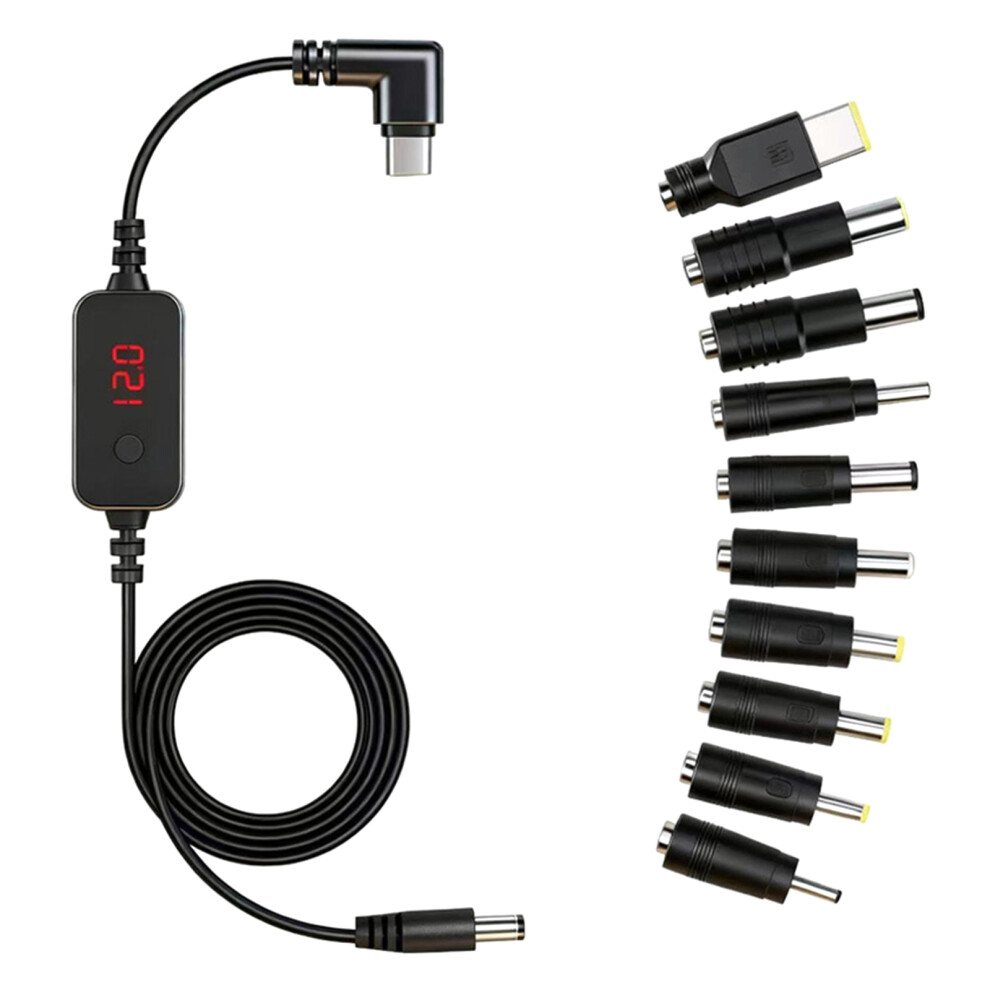 Efficient Charging Cord Type C To Dc5.5 Cable +10 Adapters 7627001418882