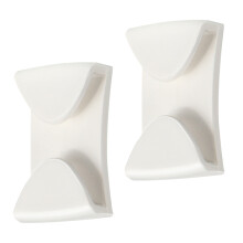 Goggles Clip for Quick Setups on Helmets Ensuring-White