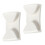 Goggles Clip for Quick Setups on Helmets Ensuring-White 1