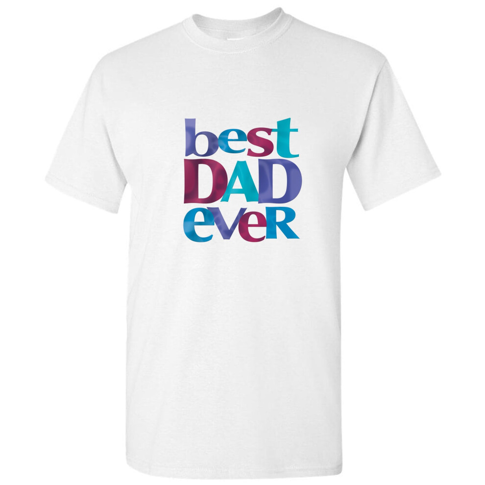 Gildan (3Xl) World Best Dad Daddy Father Ever White Men T Shirt Tee Top