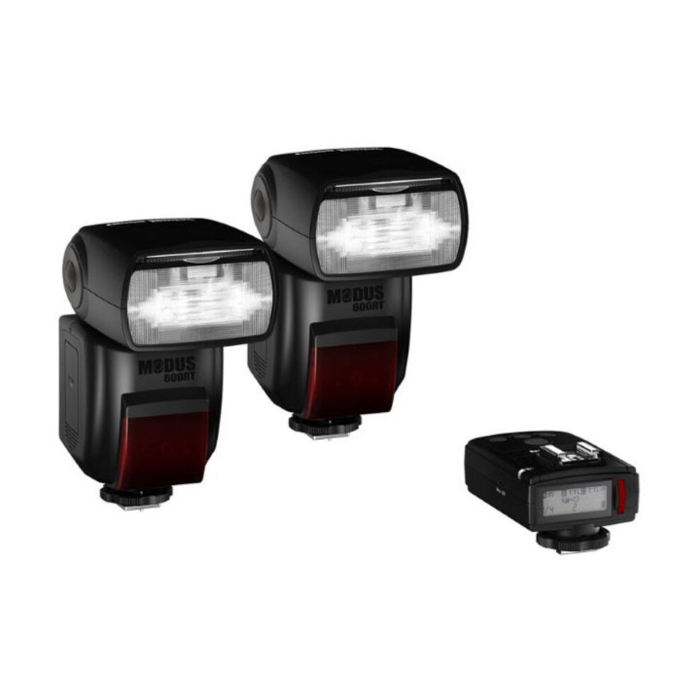 (For Sony) X2 Hahnel Modus 600Rt Pro Speedlight Flashgun Camera Flash Kit For Canon/Sony 5099113051523