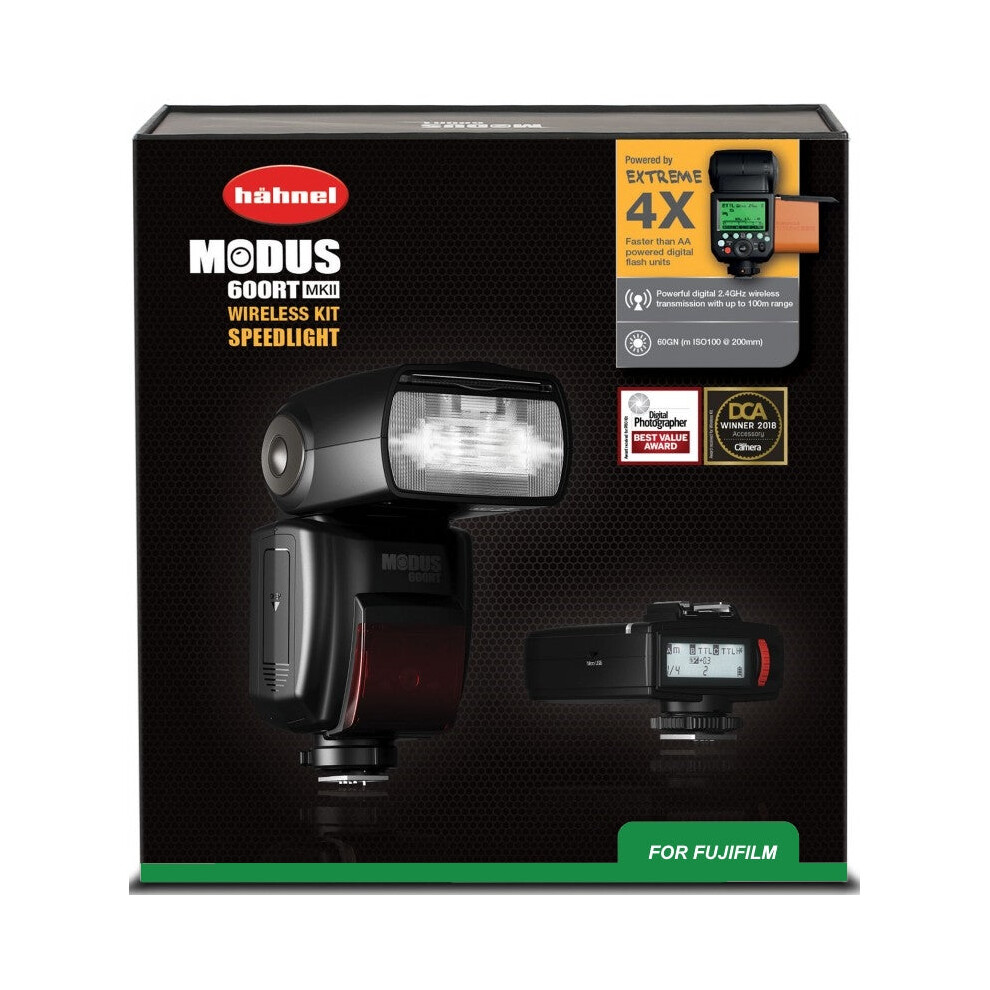 (For Fuji) Hahnel Modus 600Rt Mkii Speedlight Wireless Camera Flash Kit 5099113052346